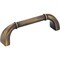 Jeffrey Alexander 96 mm Center-to-Center Antique Brushed Satin Brass Cordova Cabinet Pull Z280-ABSB - alternate 1